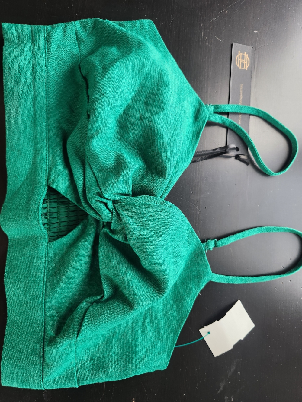 House of Harlow 1960 Emerald Green Crop Top